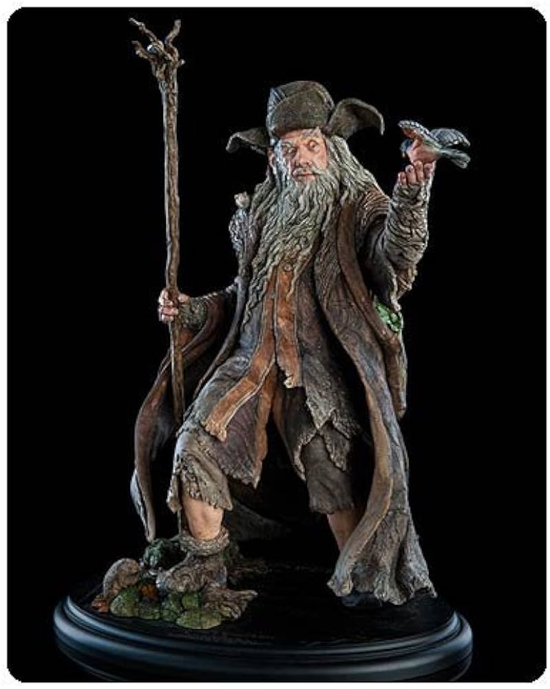 Weta Workshop Radagast The Brown Mini Statue | The Hobbit Polystone Collectible, 7 Inches Tall