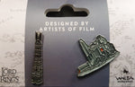 Weta Collectible Pin Set.  Helm's Deep and Orthanc