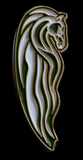 Weta Collectible Pin Set. Rohan Horse and White Tree of Gondor