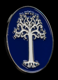 Weta Collectible Pin Set. Rohan Horse and White Tree of Gondor